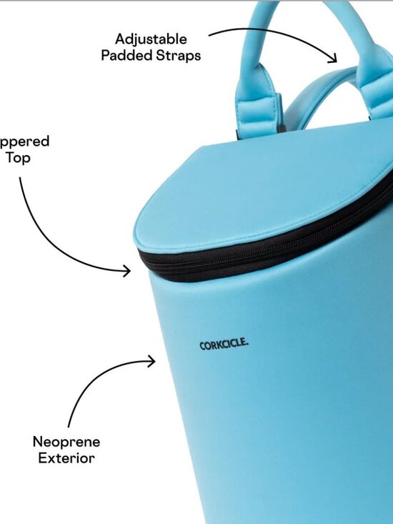 Corkcicle Eola Neoprene Bucket Cooler Bag NWT - Picture 3 of 5